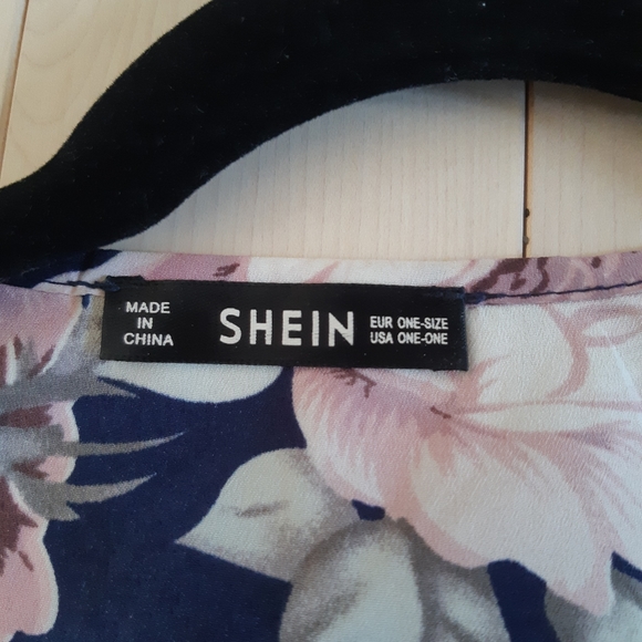 SHEIN Kimono XS Blue and Pink - Picture 3 of 3